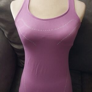 New Balance Lilac Form-Fitting Women's Tank Top